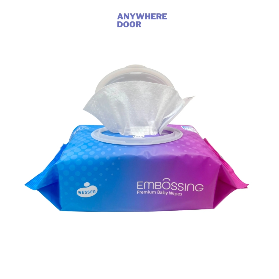 Khăn ướt cao cấp Wesser không hương 80 Tờ/72 Tờ