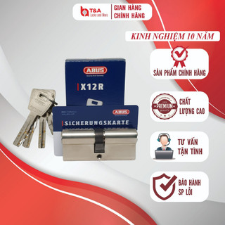 Ruột khóa đức cao cấp abus x12r nikel 35/35 4 chìa cao cấp