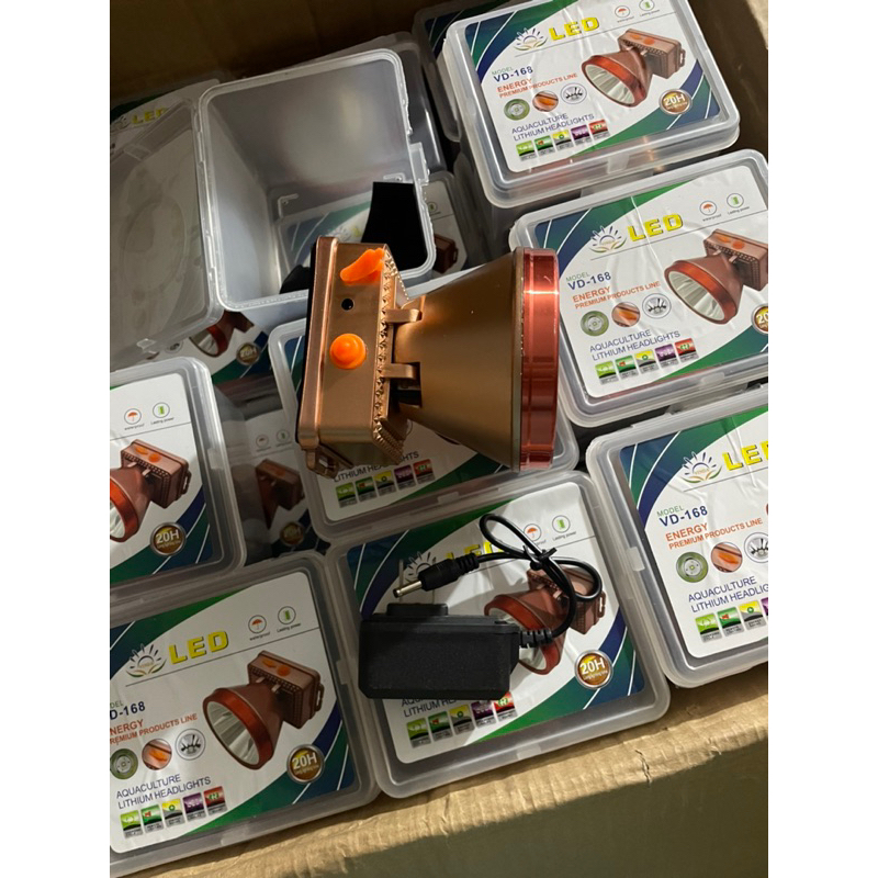 Đèn pin đội đầu siêu sáng 168