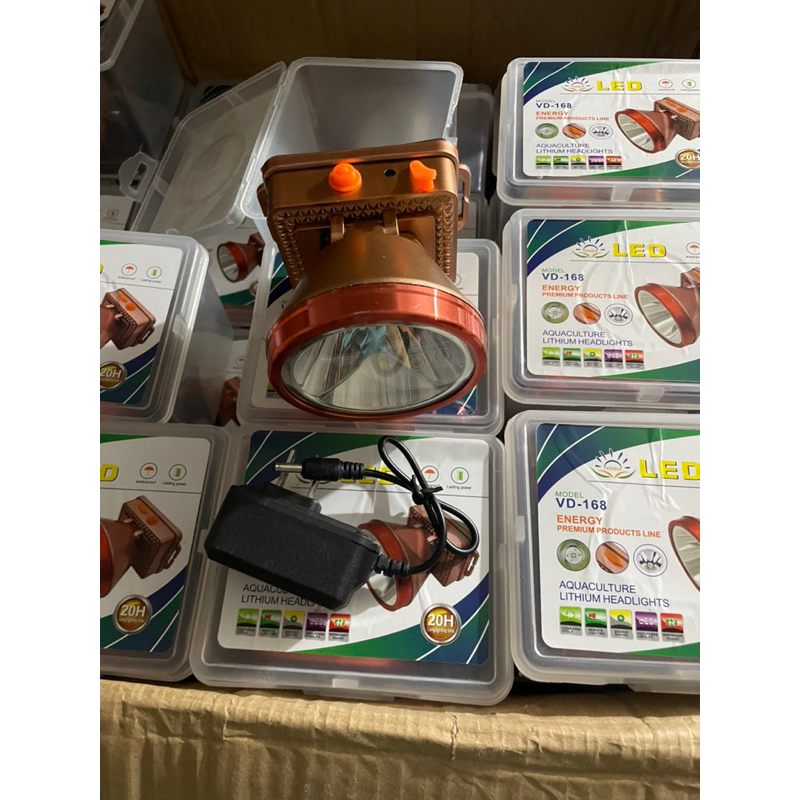 Đèn pin đội đầu siêu sáng 168