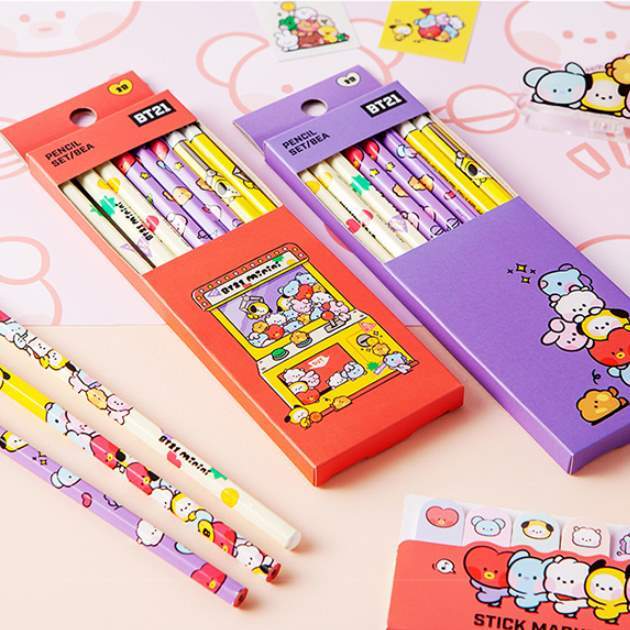 Bút chì gỗ 2B BT21 MININI