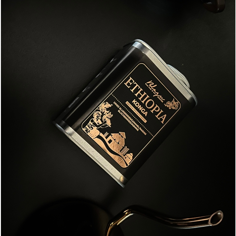 Cà Phê Blagu Hạt Đã Rang Ethiopia Konga | Dòng Cà Phê Đặc Sản | 100% Arabica - Heirloom | Light Medium 250g