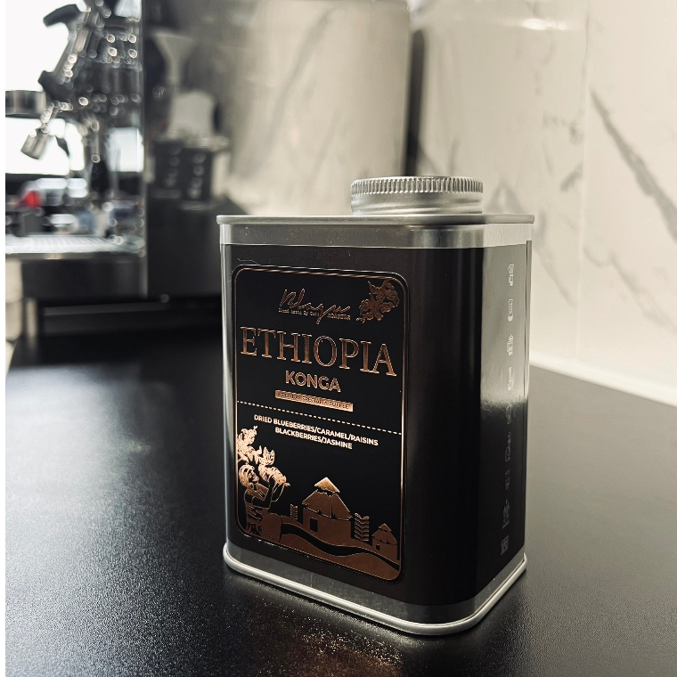 Cà Phê Blagu Hạt Đã Rang Ethiopia Konga | Dòng Cà Phê Đặc Sản | 100% Arabica - Heirloom | Light Medium 250g