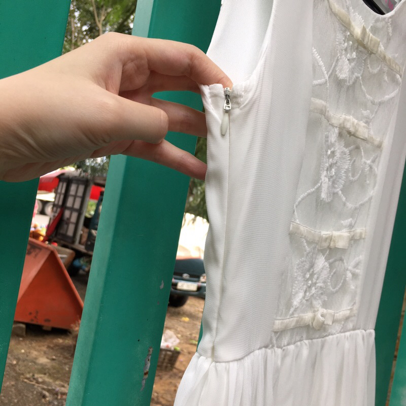Váy voan Jian Yi Jia chiffon dress