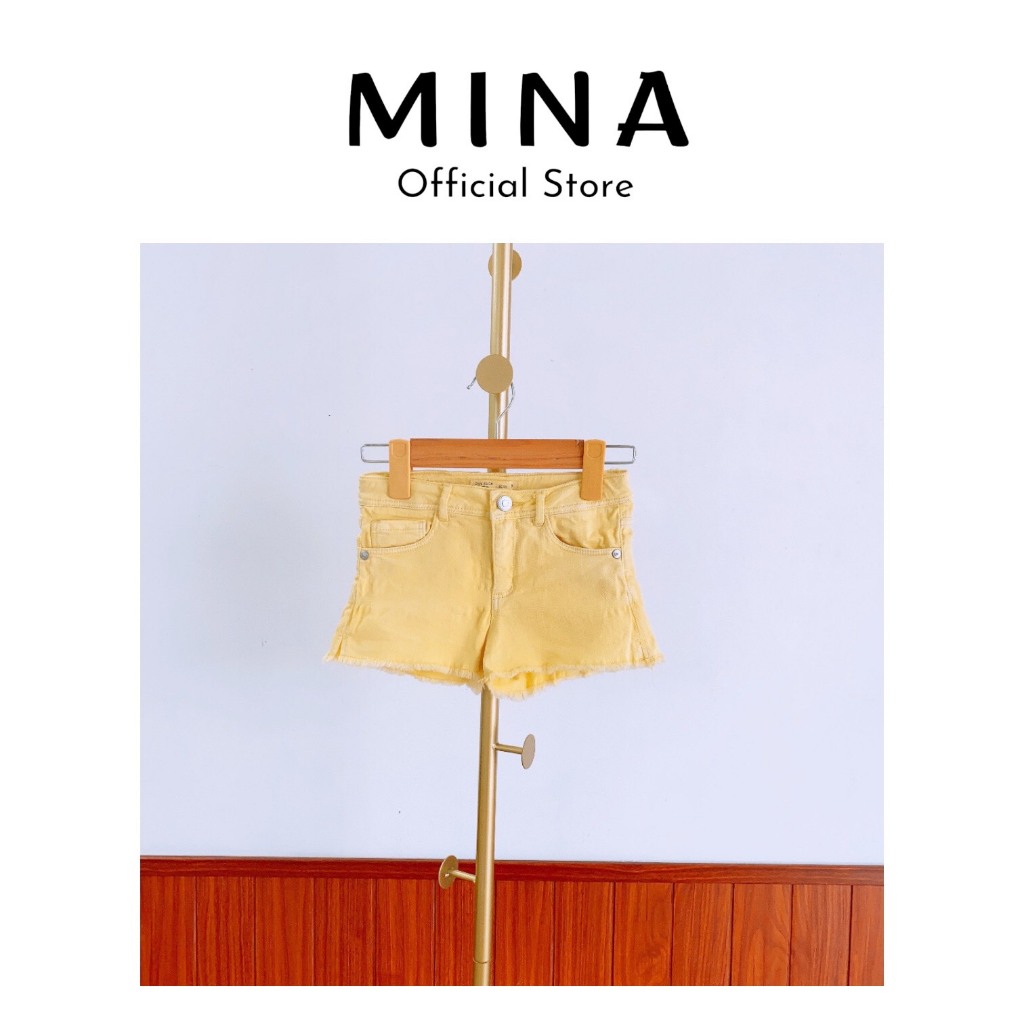 QUẦN SHORT DENIM BÉ GÁI ZARA - CẮT TAG, CHƯA MẶC - MỚI 100%