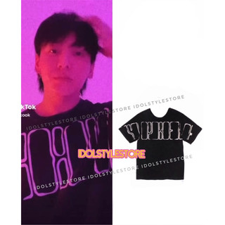 (kèm card ) áo thun tay lỡ 3D Jungkook JK
