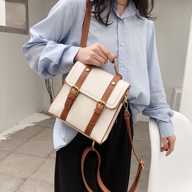 BLN499D48 BALO NỮ VINTAGE MINI HỌC SINH DA PU ULZZANG