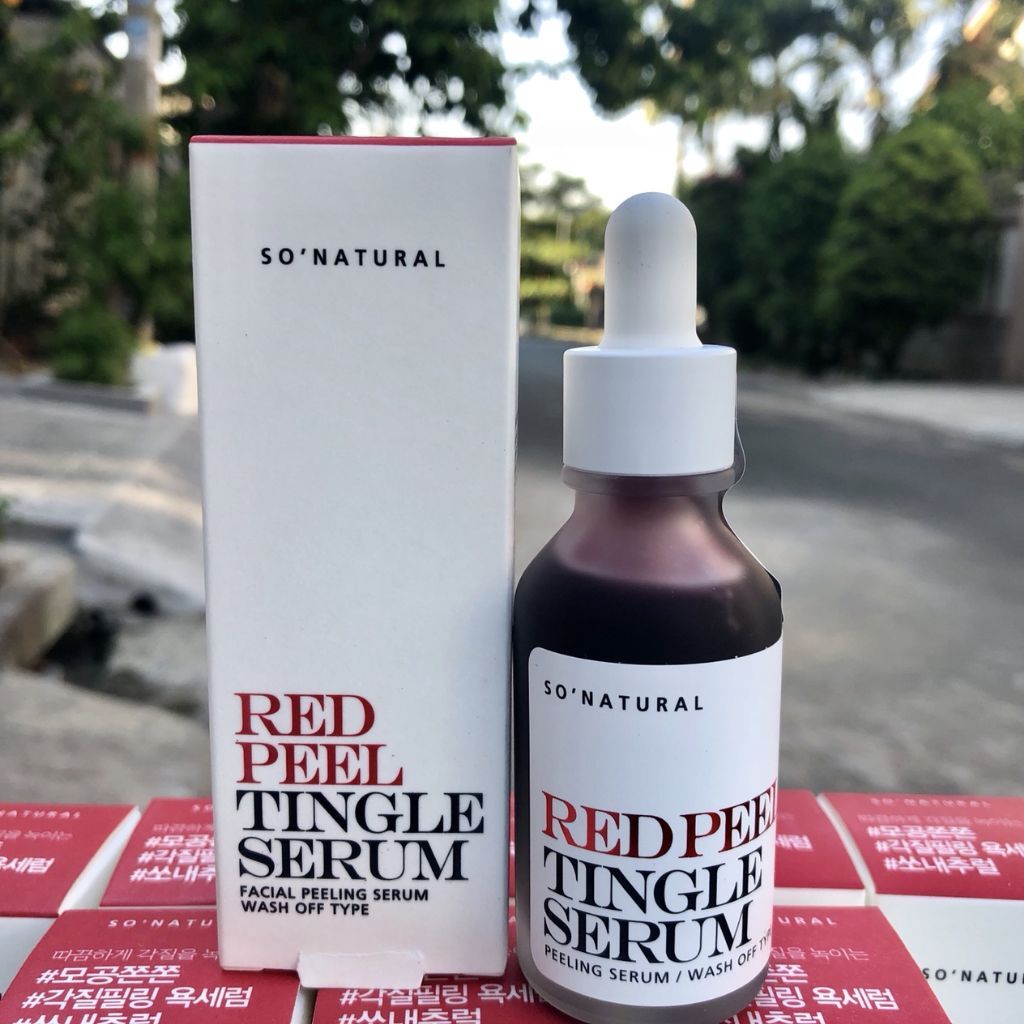 Tinh Chất Tẩy Da Chết Hóa Học So' Natural Red Peel Tingle Serum 11ml
