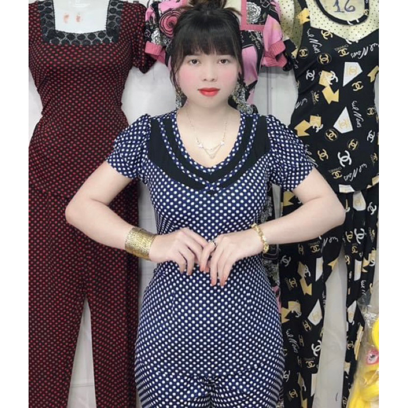 Bộ Thun Mặc Nhà Thun Aty Loại 1 Quần Dài Ống Ôm Tri Ân 20-10