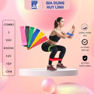 Dây Kháng Lực Tập Gym Miniband, Dây tập kháng lực cao su tập mông cơ chân thể dục tập gym tại nhà