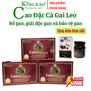 Cà gai leo cao đặc cà gai leo kingkao giúp bổ gan giải độc gan giải bia rượu