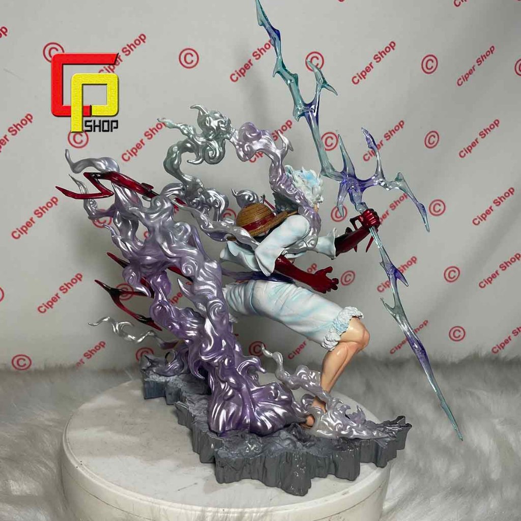 Mô hình Luffy Gear 5 Nika 2 đầu - Figure Luffy Nika - Mô hình One Piece