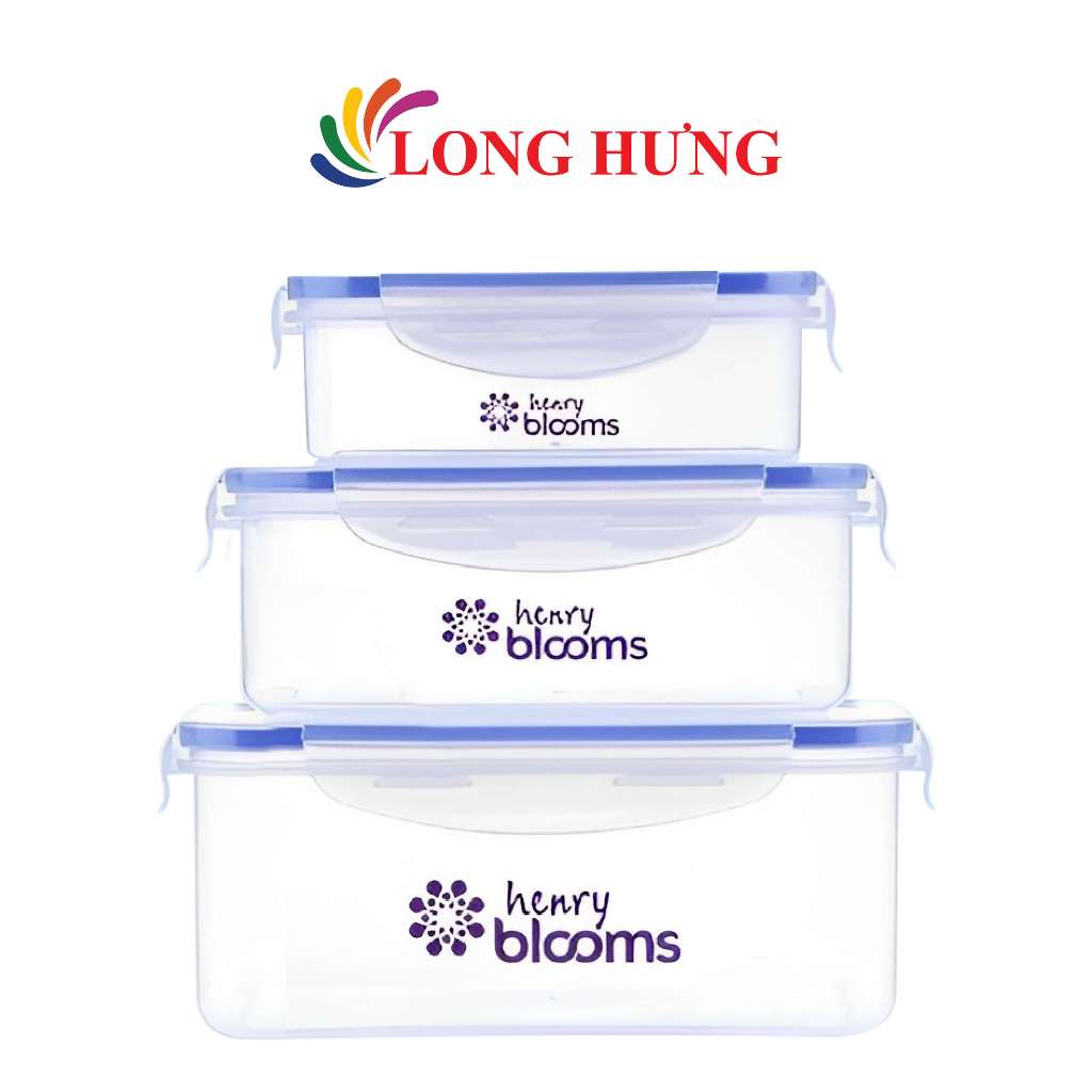 [HB GIFT] Hộp đựng thực phẩm Henry Blooms (Set 3 hộp)