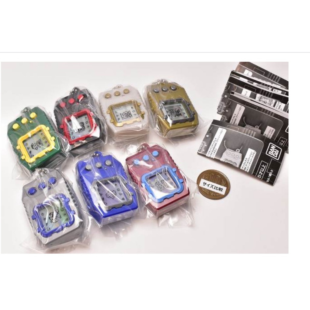 Đồ chơi gacha móc khoá Digimon 25th Anniversary