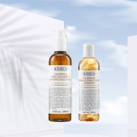 𝑲𝑰𝑬𝑯𝑳'𝑺 Sữa Rửa Mặt Hoa Cúc 230ml - Toner Hoa Cúc 250ml