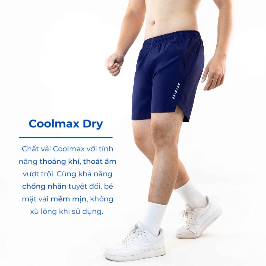 Quần Thể Thao Chạy Bộ,Tập Gym Nam REETA ,Phom Ngắn Trên Gối Chất Vải Thoáng Mát Co Giãn - A2215