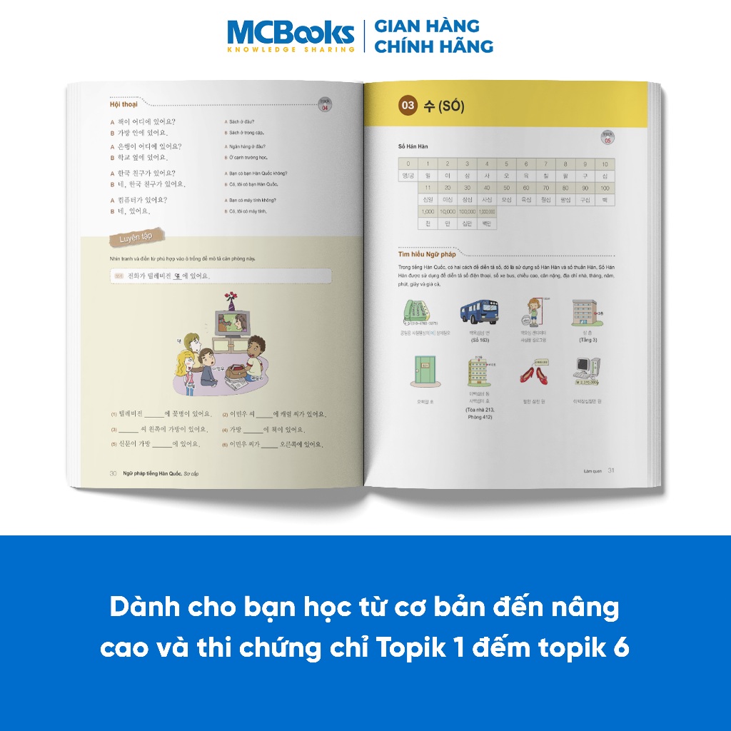 Sách - Combo Ngữ Pháp Tiếng Hàn Thông Dụng (Lẻ / Combo)