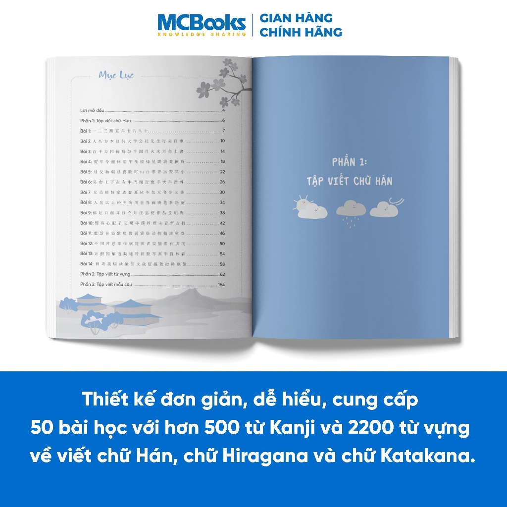 Sách - Combo Tập viết tiếng Nhật