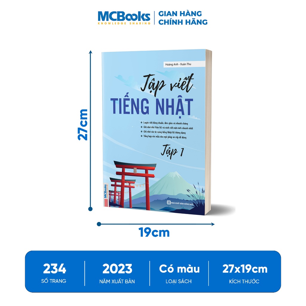 Sách - Combo Tập viết tiếng Nhật