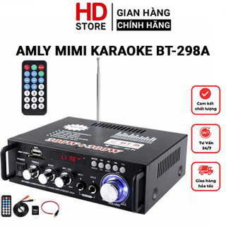 Âm ly bluetooth BT-298A KAW cao cấp, âm ly mini chức năng đa dạng, công suất lớn - Bảo hành 12 tháng