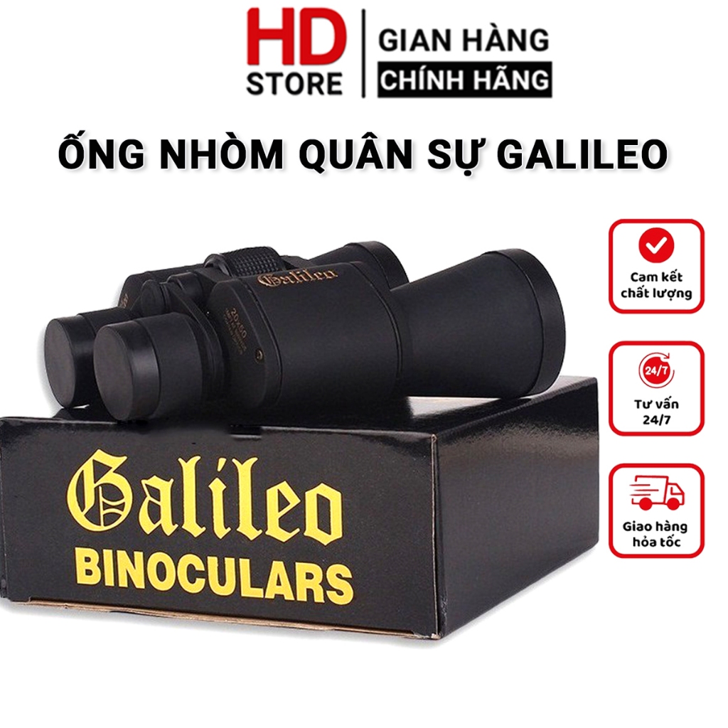Ống nhòm quân sự Galileo - KAW chuyên dụng cao cấp 20x50 phóng đại 20x nhìn xa 1000m phù hợp du lịch dã ngoại đi săn