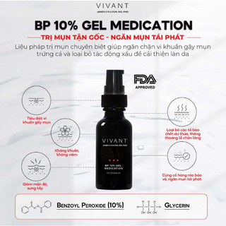 Bp 10% gel medication – gel mụn viêm, mụn trứng cá