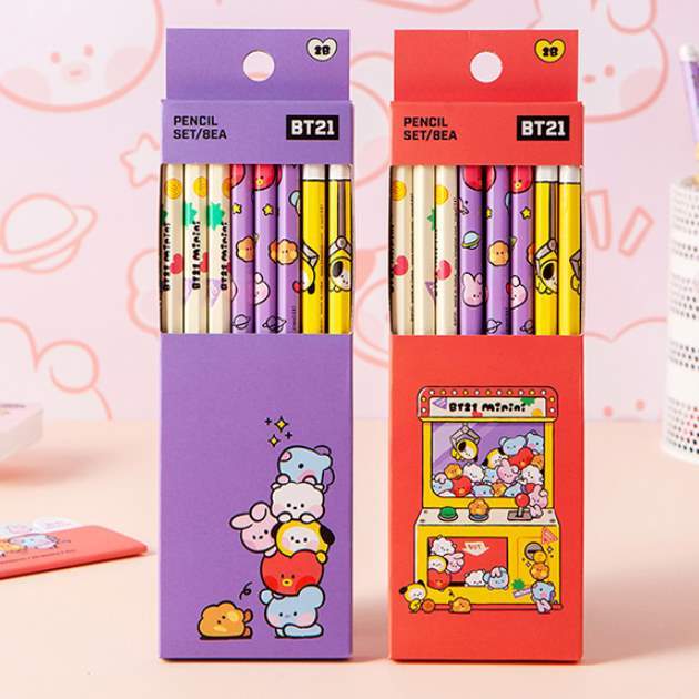 Bút chì gỗ 2B BT21 MININI
