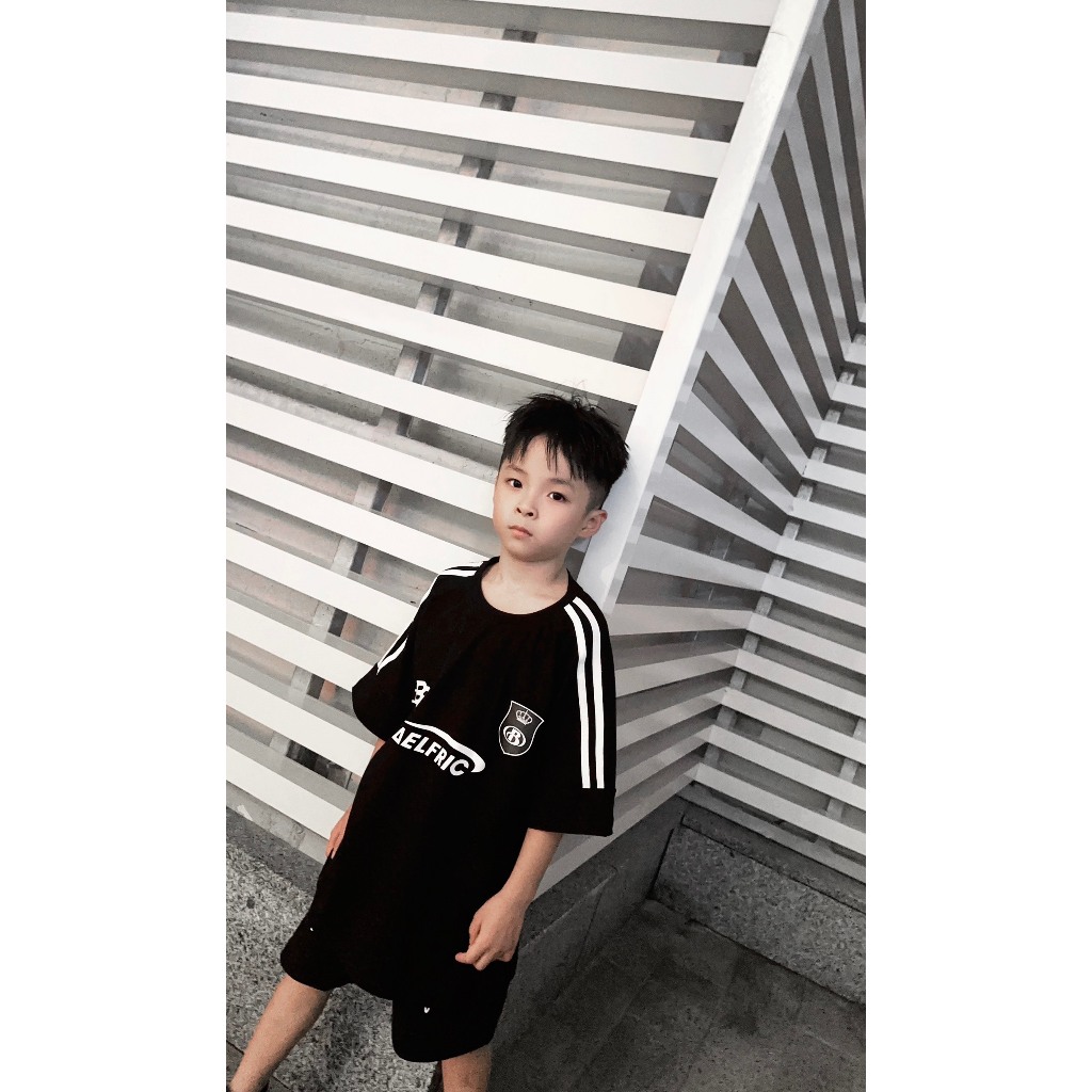 Set 2B Đen Trắng  Kẻ viền thương hiệu 2BKidFashion