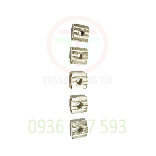 Con Trượt Vuông Định Hình , Con trượt vuông không bi