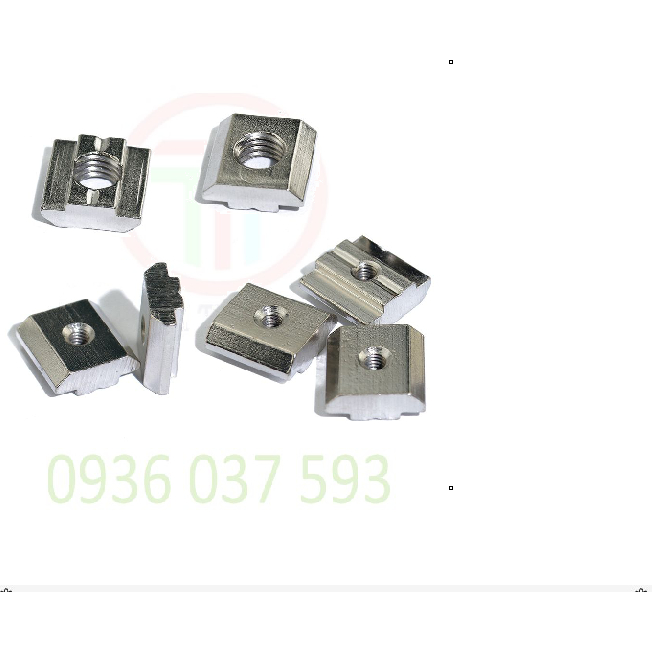 Con Trượt Vuông Định Hình , Con trượt vuông không bi