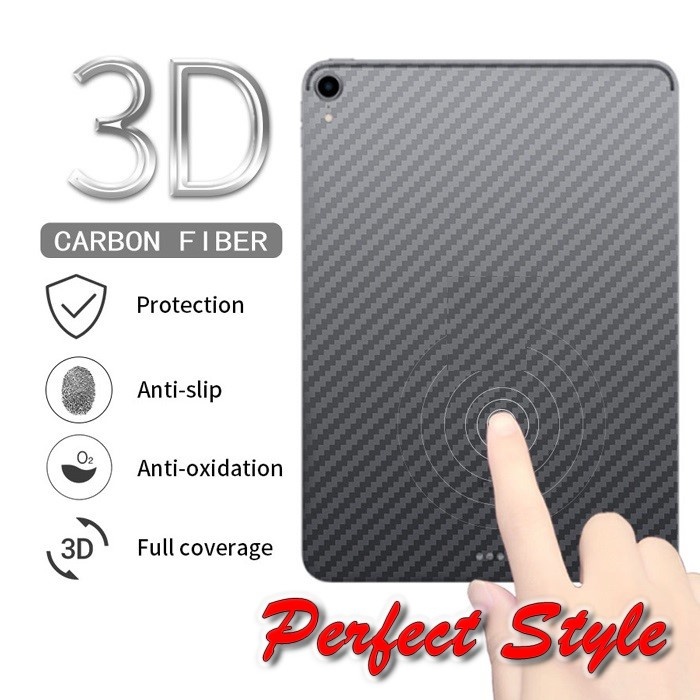 Miếng dán mặt lưng vân carbon Xiaomi Redmi Pad , Redmi Pad SE chống vân tay