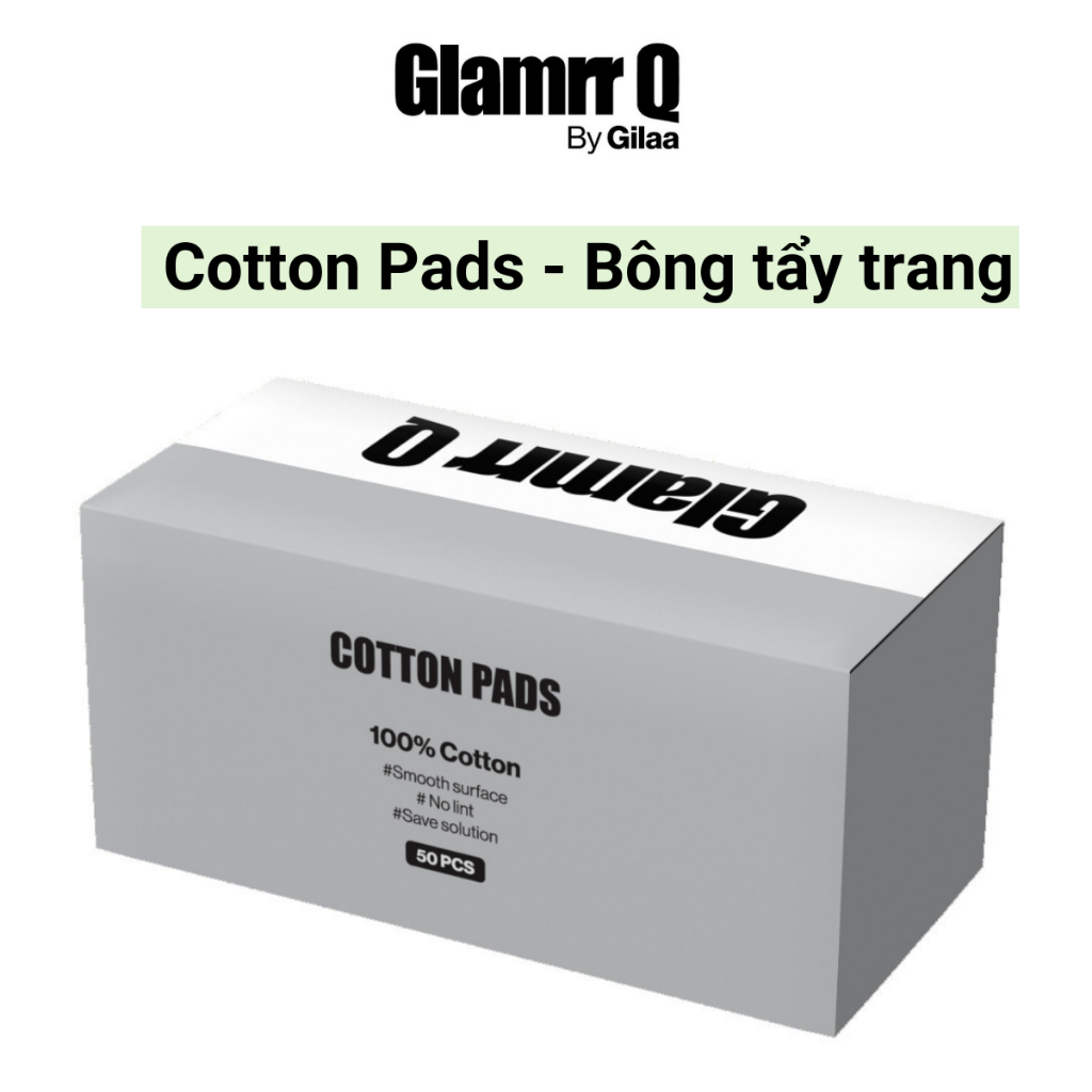 [HÀNG TẶNG KHÔNG BÁN] Glamrr Q Hộp Bông Tẩy Trang Cotton Pad