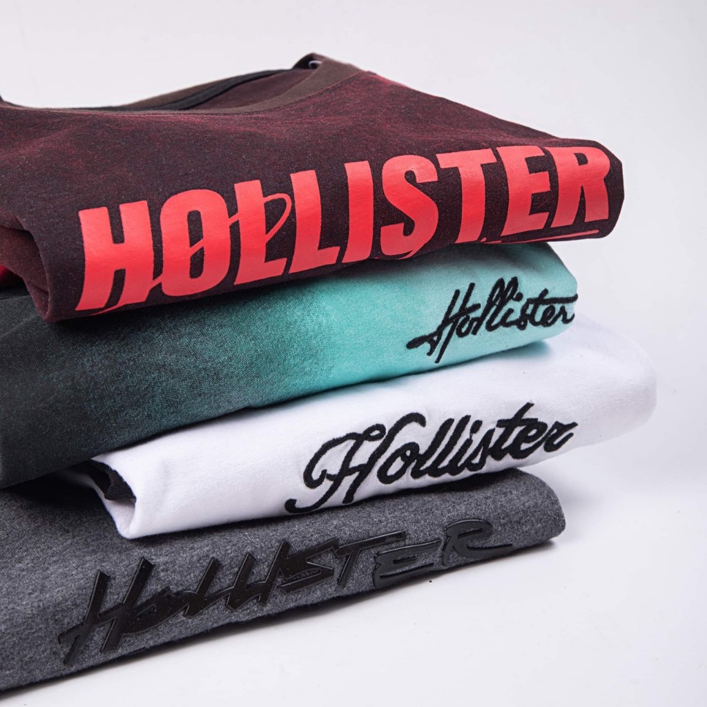 Áo thun Hollister- Thời Trang Trẻ Trung Cá Tính- Chất Vải Cotton Bông Mềm Mịn