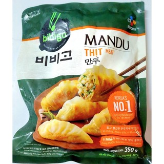 Bánh xếp mandu nhân thịt bibigo cj hàn quốc 350g
