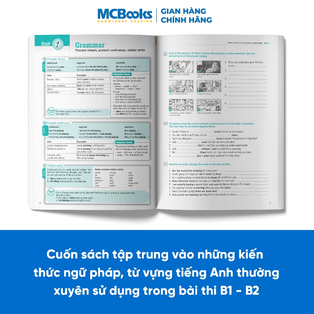 Sách - Destination B1 & B2 Grammar and Vocabulary Kèm Đáp Án Lẻ/Combo - Phiên bản mới 2023 MCBooks | BigBuy360 - bigbuy360.vn