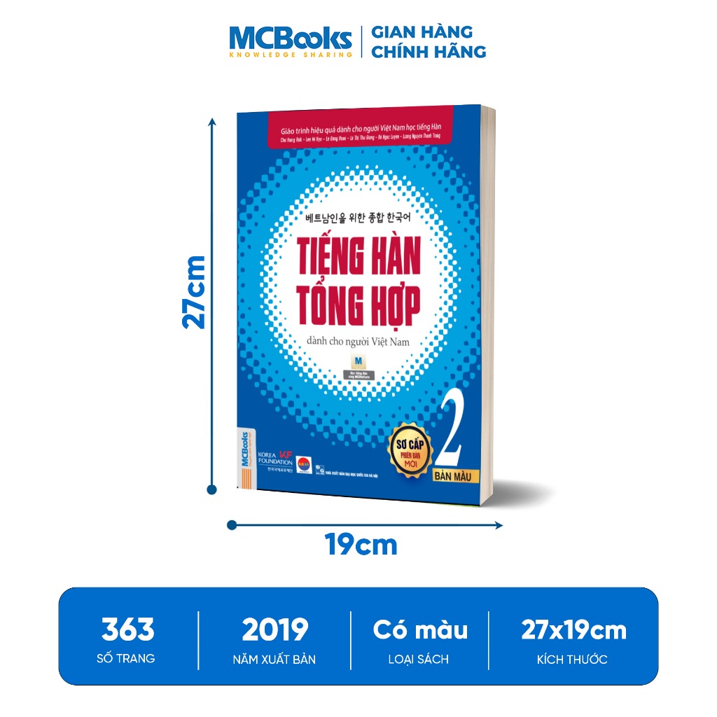 Sách - Combo Tiếng Hàn Tổng Hợp Dành Cho Người Việt Nam - Sơ Cấp 2