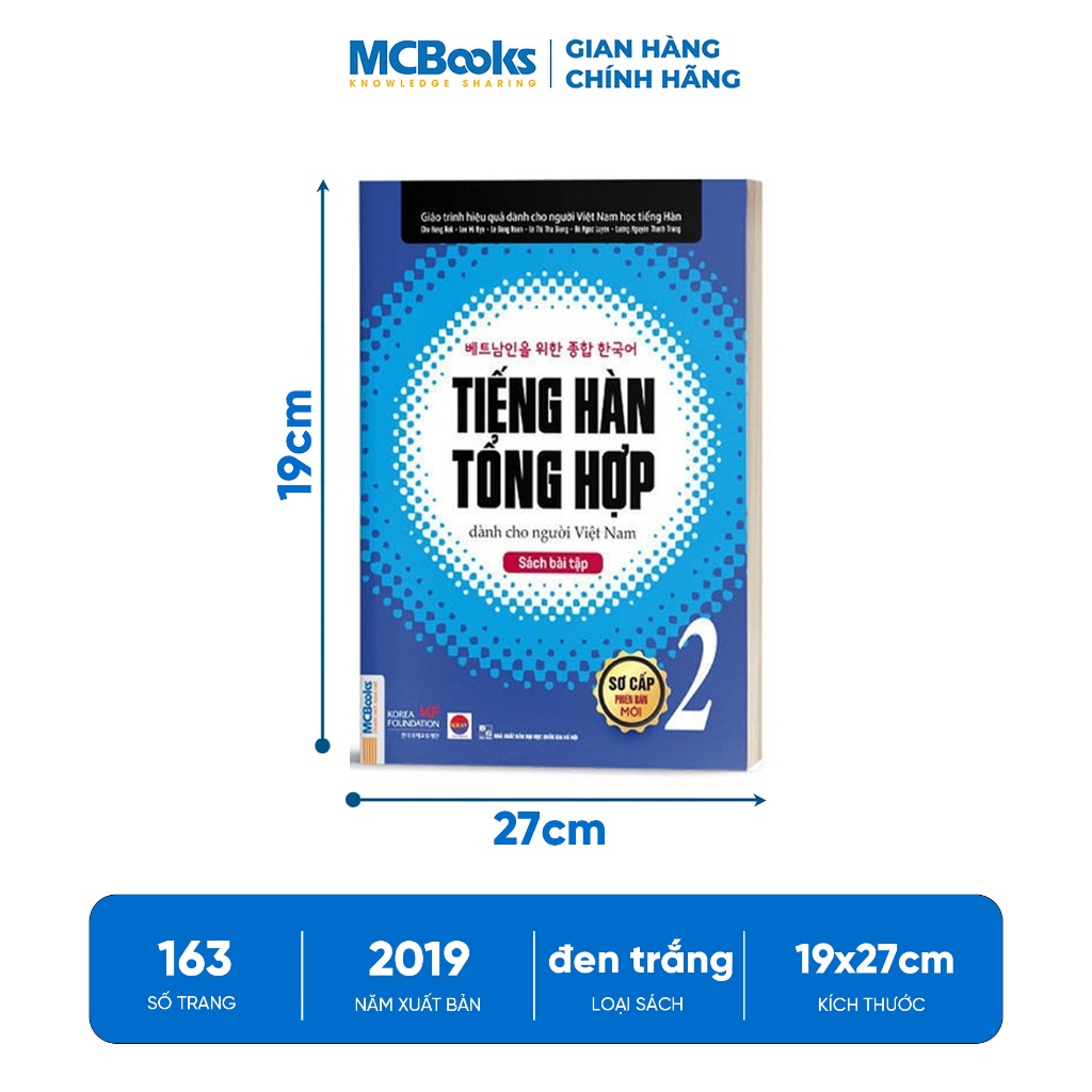 Sách - Combo Tiếng Hàn Tổng Hợp Dành Cho Người Việt Nam - Sơ Cấp 2