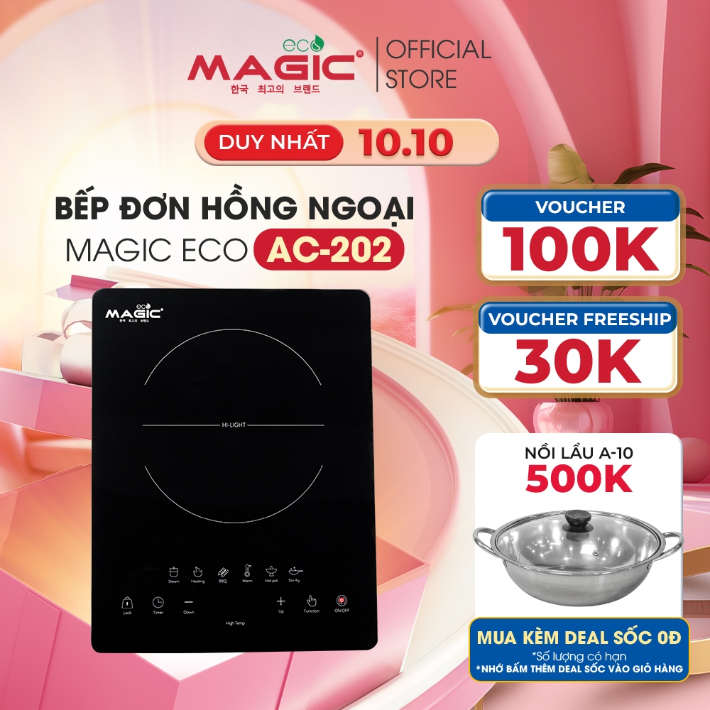 Bếp Hồng Ngoại MAGIC Eco AC-202, bảo hành chính hãng