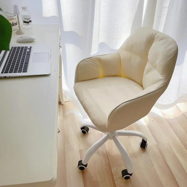♕❉▬Ghế trang điểm phòng ngủ bé gái, ghế máy tính đơn giản, ghế văn phòng học tập ký túc xá