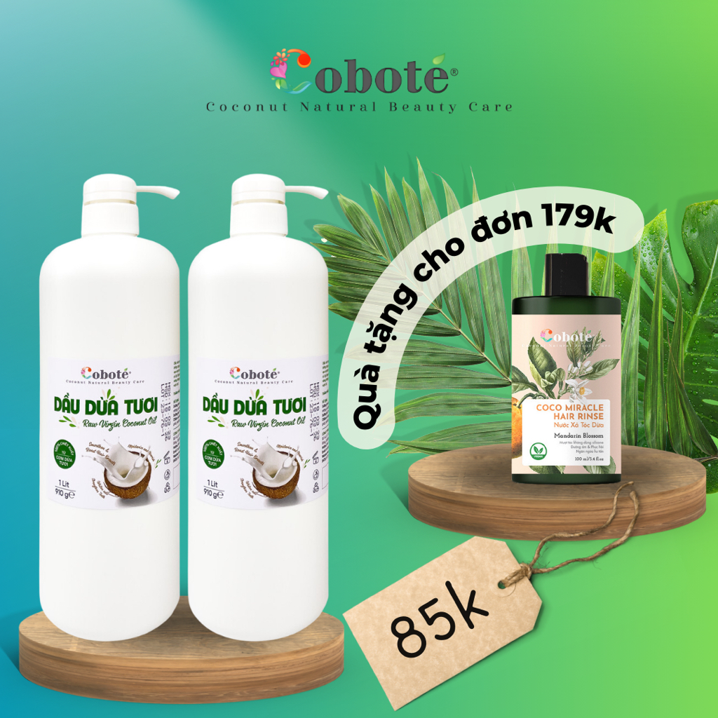 DẦU DỪA TƯƠI - 100% CƠM DỪA TƯƠI
