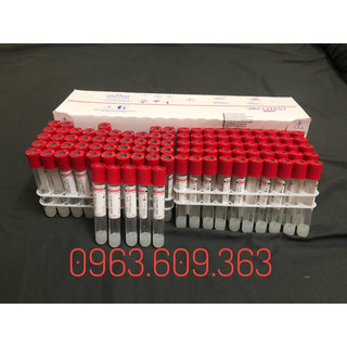 [Date 09/2025] Ống nghiệm đỏ gel tự hoạt hóa VACUTEST dùng lấy máu chân không trong PRP 8ml