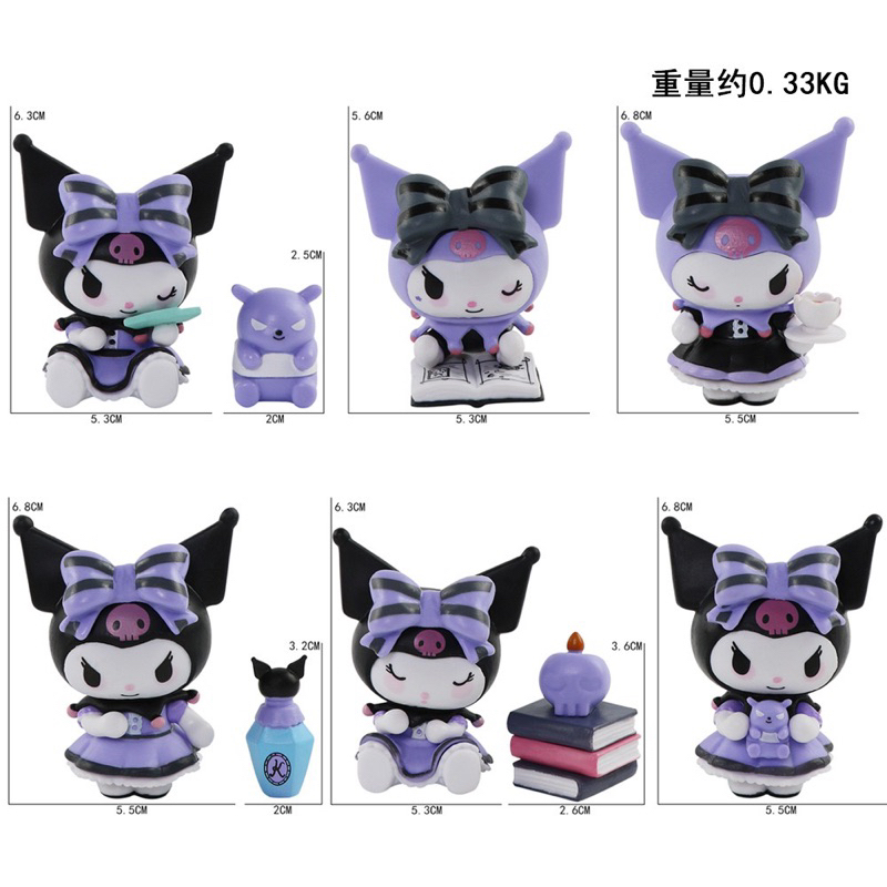 Mô Hình Korumi Siêu Đáng Yêu, Nhân Vật Sanrio Hot Hit, Bộ 6 Nhân Vật Korumi Hộp Bí Mật