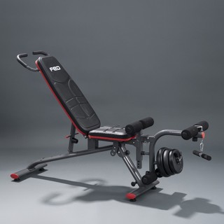 Ghế tập tạ đa năng, chịu tải 200KG có đá chân - FED-XM0118