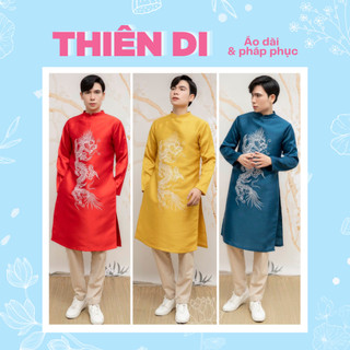 𝐍𝐄𝐖𝟐𝟎𝟐𝟑 - Áo dài cách tân nam BẠCH LONG ( 3 màu )