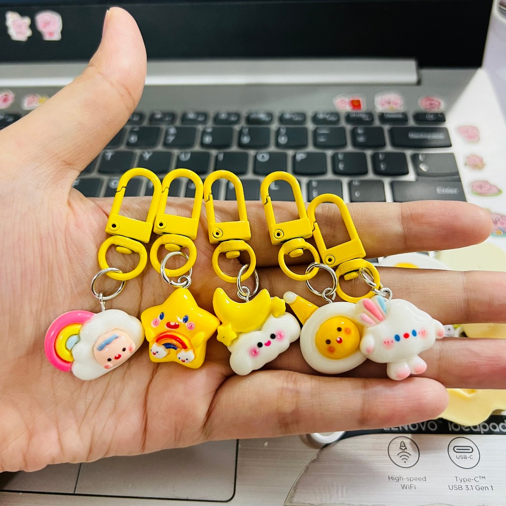Móc khoá cầu vồng trang trí đáng yêu CHOOAH MKMAYSAO096