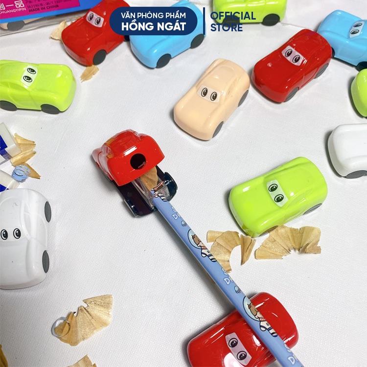 Gọt bút chì hình ô tô cute, đồ chuốt bút chì văn phòng phẩm đồ dùng học tập dễ thương làm quà tặng học sinh QT37