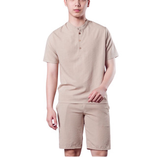 ( Mua 2 bộ tặng 1 áo ) Bộ Quần Áo Nam Cộc Tay Mùa Hè  - Bộ Hè Nam Chất Đũi Thái Cổ Tàu From Chuẩn Mặc Mát - UMA STORE