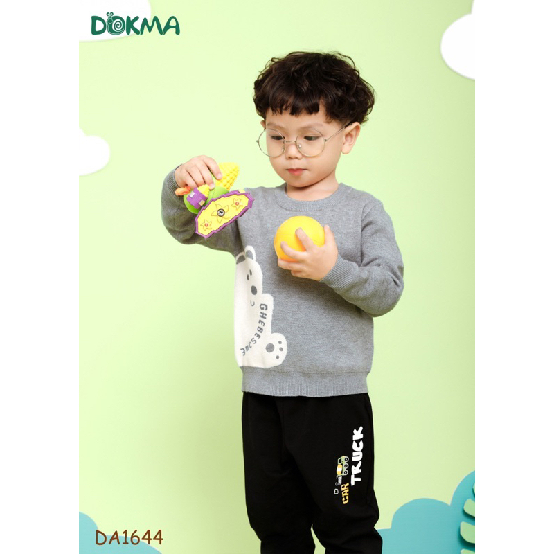 Áo len dài tay, áo gile len dày cho bé trai Dokma DA986 DA1642 DA1644