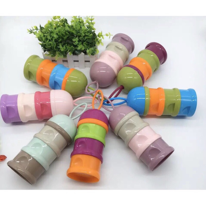 Hộp chia sữa bột, đồ ăn dặm cho bé