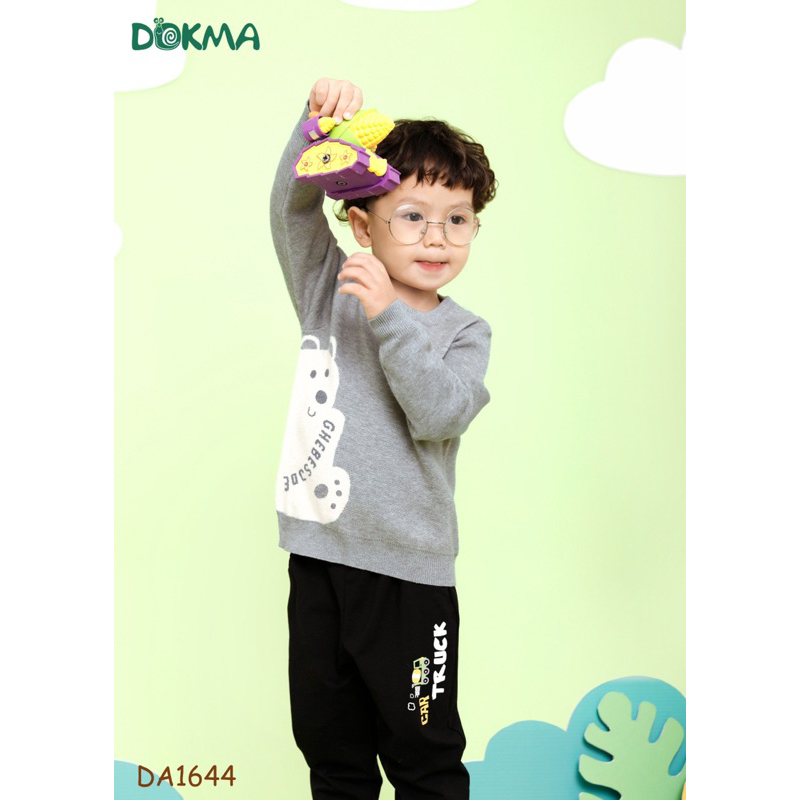 Áo len dài tay, áo gile len dày cho bé trai Dokma DA986 DA1642 DA1644